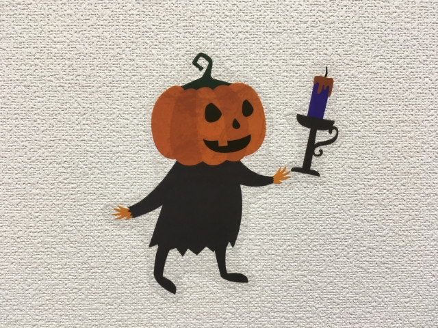 ハロウィンシール 取り方
