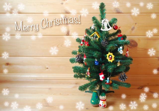クリスマスカード 年賀状じまい