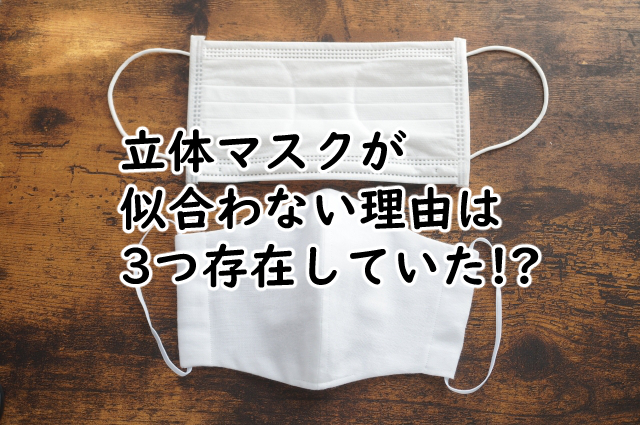 立体マスクが似合わないのは?面長だとおすすめはこの2つ!?